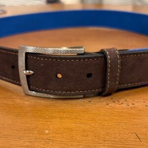 Bobby Jones Blue and Brown Belt size 36